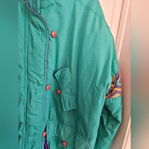 Vintage New Face 80s Ski Jacket Coat - Picture 2 of 16